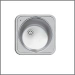1M Single Bowl Sink - 18″ X 17.5″