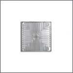 Manhole Cover, 24H, Dimensions: 24″ X 24″