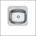 2M Single Bowl Sink - 18″ X 17.5″