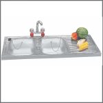 Double Bowl Single Tray Sink