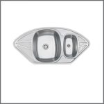 8M Double Bowl Sink - 19″ X 39″