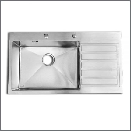 Titanium Sink, Single Bowl Single Try, 20"x40", RT14