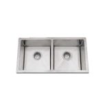 Under Mount Double Bowl  49HM – 15.5″ X 29.5″