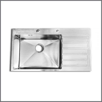 Titanium Sink, Single Bowl Single Try, 20"x36", RT13