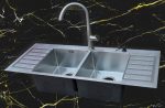 Titanium Sink, Single Bowl Single Try, 20"x36", RT13 - Image 3